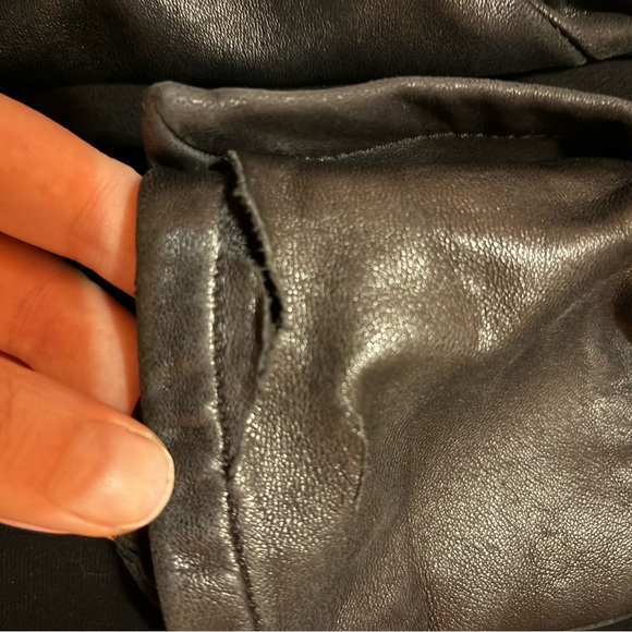 Rag & Bone Leather Sleeve Pacific Jacket sz XS - Picture 9 of 10